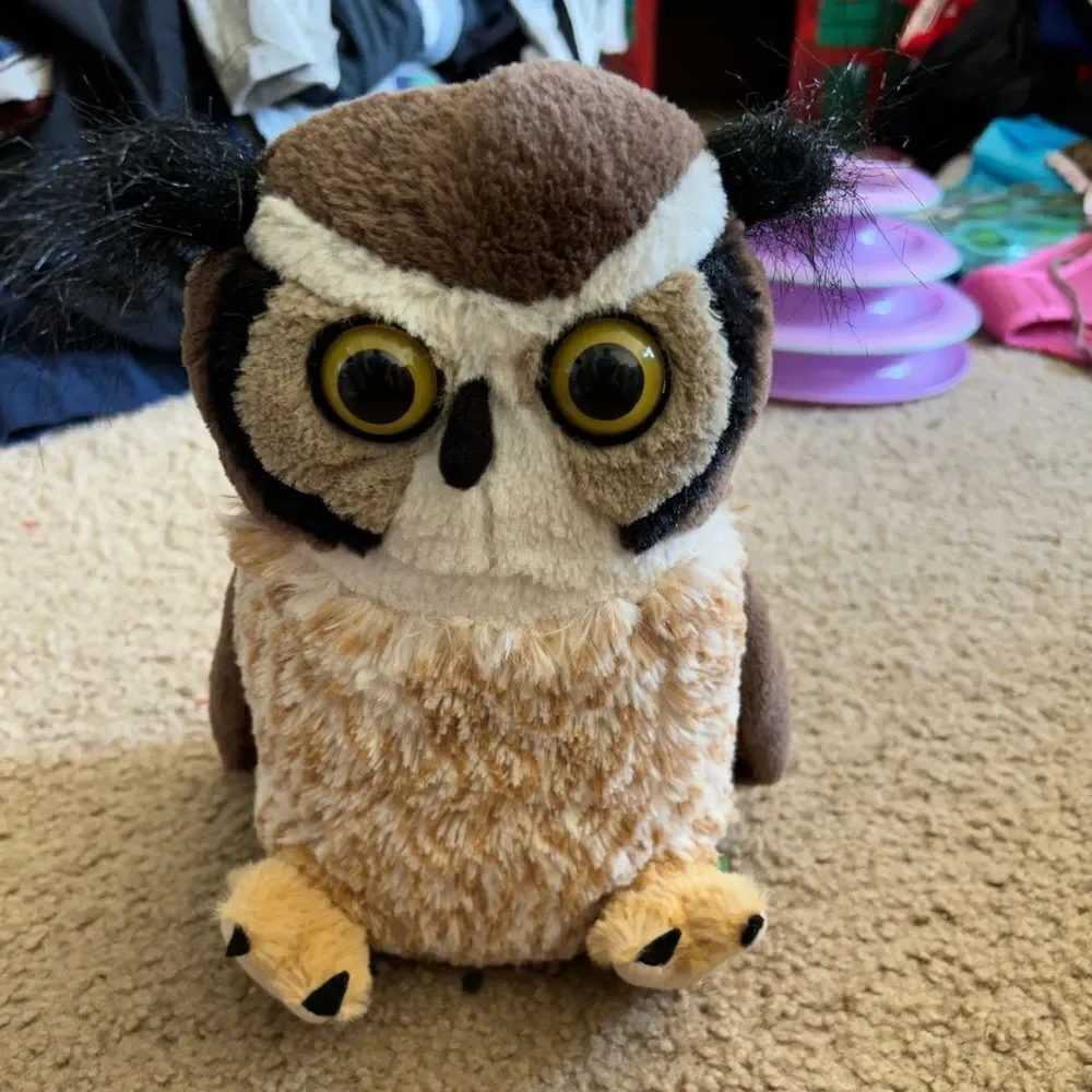 Realistic Owl Stuffed Animal Plush